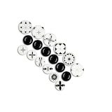 thumbnail of Excelsa 18-Teiliges Geschirrset Euclide Porzellan Weiß Und Schwarz