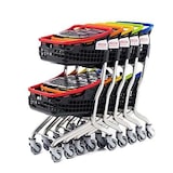 thumbnail of Chariot supermarché superette magasin double paniers compact 35 litres+ 35 litres 647x527x1051 LOOP 70 LITRES