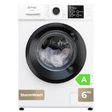 thumbnail of EVVO Lavadora 6 kg carga frontal Terra K6, 1000 rpm, Clase energética A, 44 cm de fondo, Libre instalación, Blanco