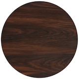 thumbnail of Plateau de table rond en mélaminé 60 cm bois foncé Rivoli - Oviala