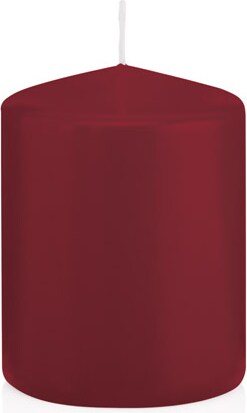 Stumpenkerzen Bordeaux 80 x Ø 58 mm, 16 Stück