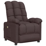 thumbnail of vidaXL Massagesessel Dunkelbraun Stoff