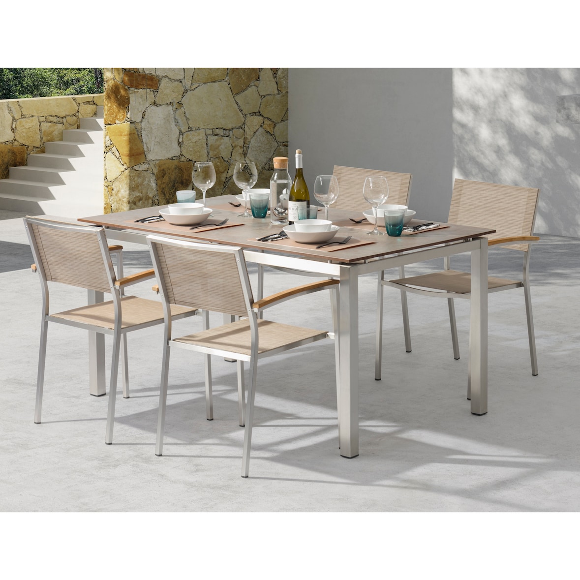 acamp 4er Set Skye Stapelsessel