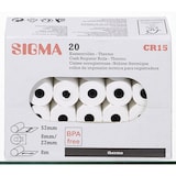 thumbnail of SIGMA Rolos térmicos para caixas registadoras CR15, 57 mm x 8 m, 20 unidades