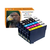 thumbnail of Kompatibel 5er Set Epson Erdbeere, 29XL Druckerpatronen Tinte 2x Schwarz und je 1x Cyan, Magenta und Gelb von D&C