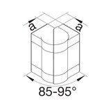 thumbnail of Tehalit Außeneck einstellbar BR652103H vws BR652103H9016