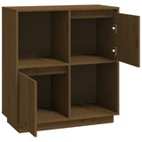 thumbnail of Helloshop26 - Buffet Sideboard Kommode Kleiderschrank Aufbewahrungsmöbel Organizer für Küche Wohnzimmer Lounge 74 x 35 x 80 cm 02_0035764