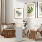 thumbnail of Lareira de piso a bioetanol para interior e exterior Ischia Branco 40x40x115