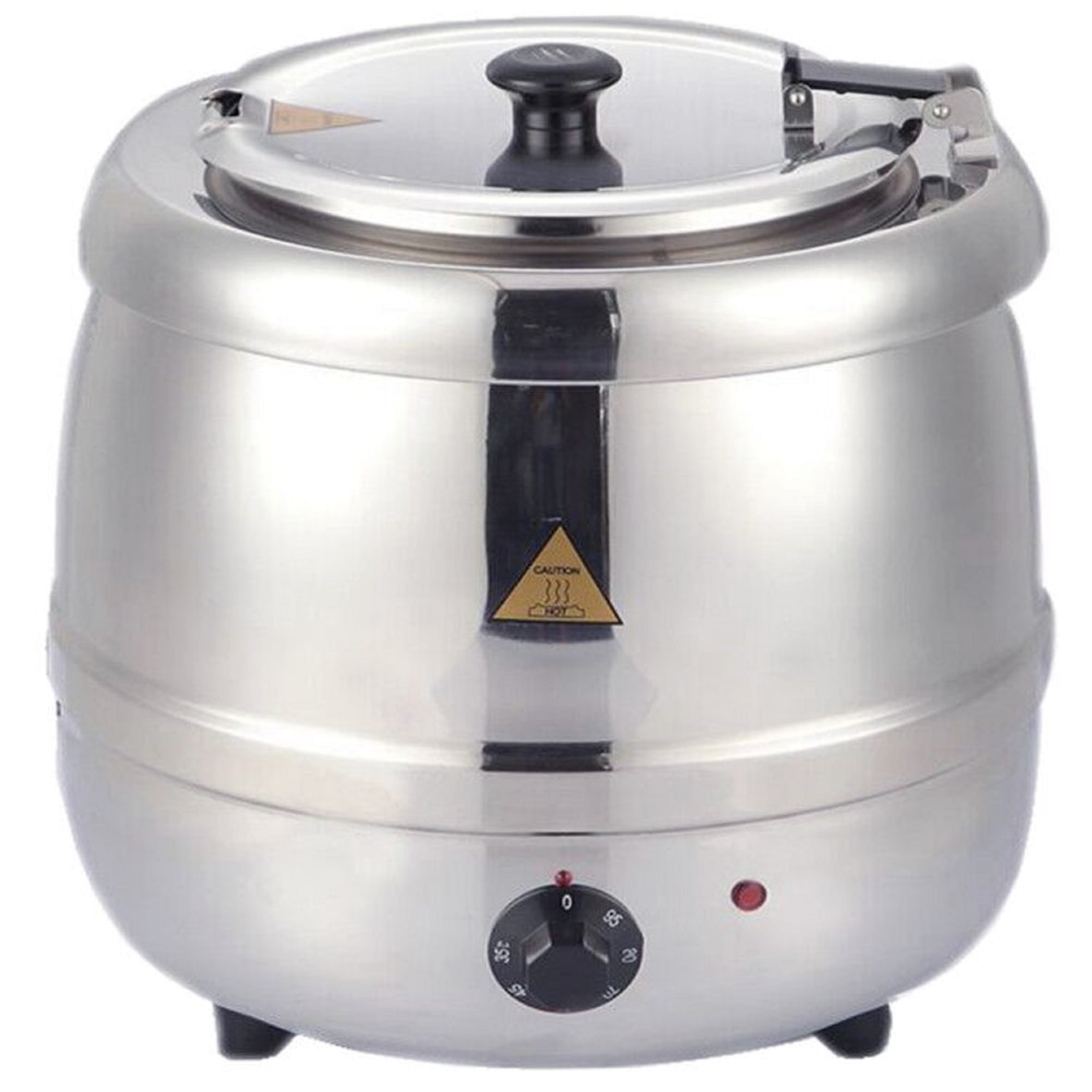 Marmite à soupe professionnelle 10 litres inox avec thermostat réglable