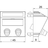 thumbnail of OBO Bettermann Multimediaträger MTS-2R L AL1 6105060