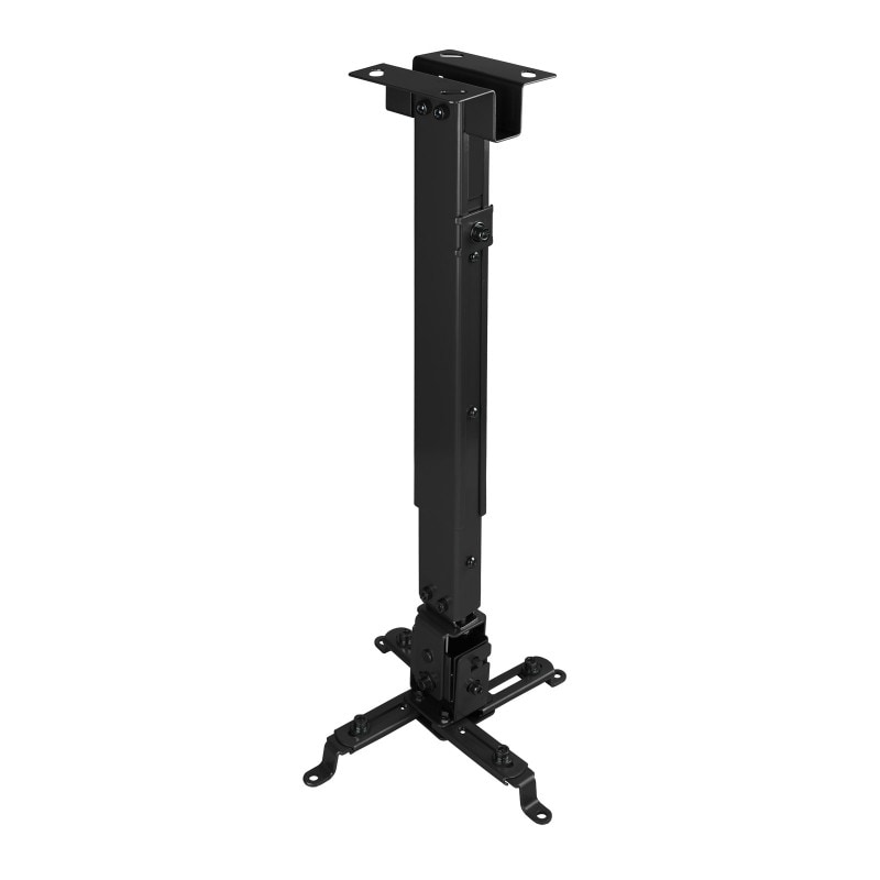 Tooq Soporte Universal de Techo para Proyector - Inclinable y Giratorio - Peso Max 20Kg - Color Negro PJ2012T-B