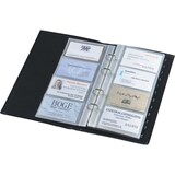 thumbnail of Visitenkartenringbuch Torino Nappaleder schwarz Packung mit 5 Stück