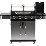 thumbnail of Gasgrill 14,2kW, 4+1 Brenner, Edelstahl 133 x 57 x 112cm