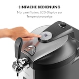 thumbnail of Beerkules Bierzapfanlage 5l Fässer Kompressor 120W Cooling: 4h Schwarz / Silber-Metallic