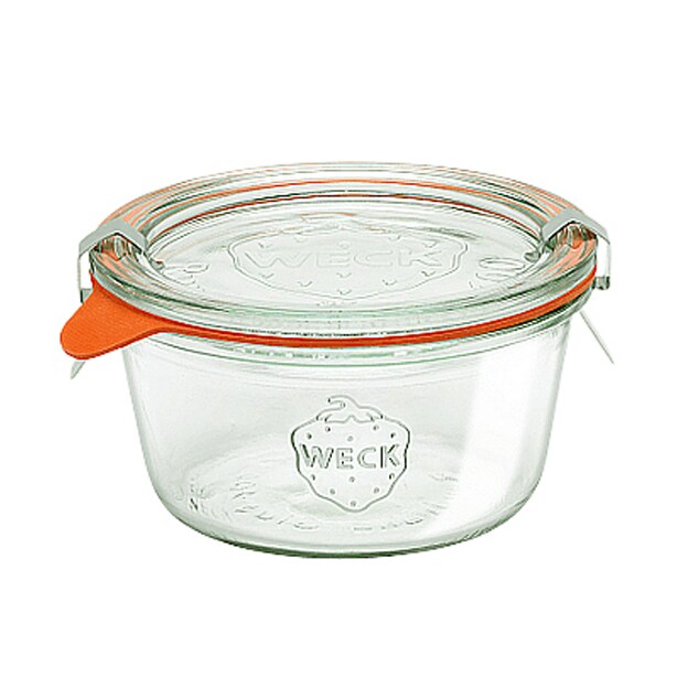 Weck Bocal de conservation forme basse verre 290 ml x 4