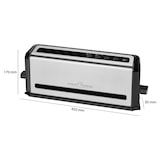 thumbnail of Proficook VK 1133 Envasadora de Alimentos al Vacío Doméstica, 3 mm Sellado, 4 Funciones, Caudal de 12 L/m., 0,8 bares 120W Plata
