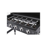 thumbnail of METRO PROFESSIONAL 6-Hauptbrenner Gasgrill Dayton, Grillfläche 53 x 108 cm, fahrbar, Schutzabdeckung, Stahl, schwarz