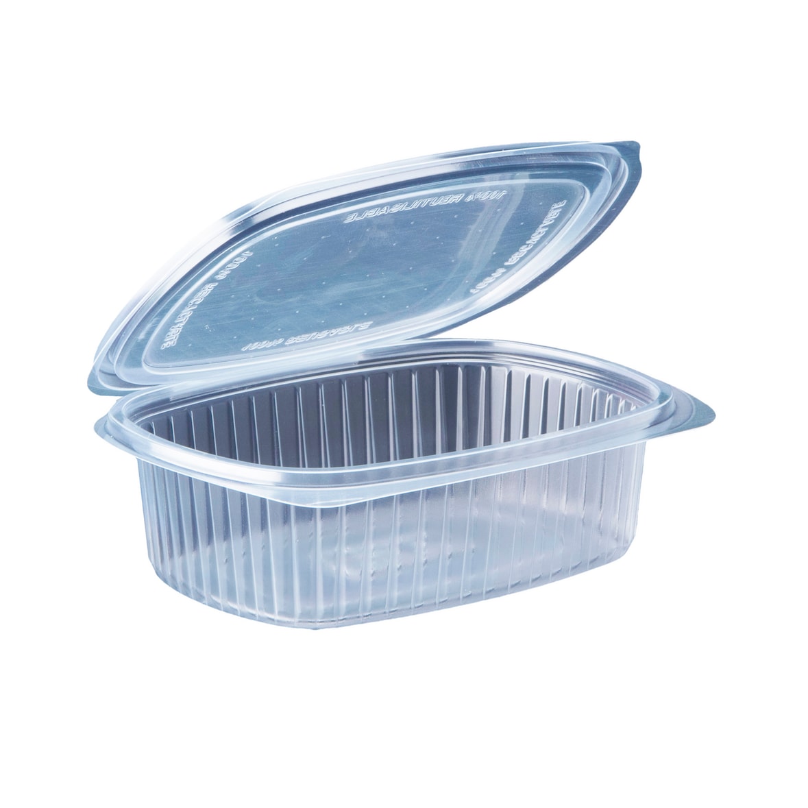 METRO Professional Verpackungsbecher, Polypropylen, 1 L, mit Deckel, transparent,  25 Stück