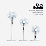thumbnail of Ventilador de Pie Silencioso Blanco 25W | UNIVERSALBLUE