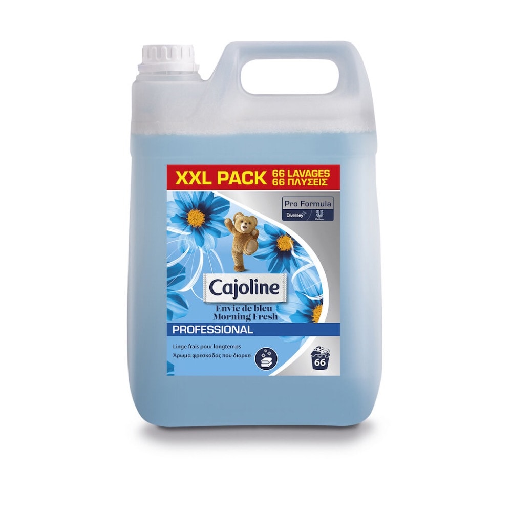 Assouplissant tous textiles Cajoline Professionnel Envie de bleu - Bidon 5l - DIVERSEY