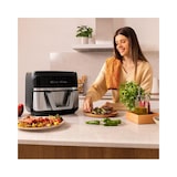 thumbnail of Cecotec Cecofry Dual 9000 Sencillo 9 L Independiente 2850 W Freidora de aire caliente Negro, Acero inoxidable