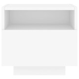 thumbnail of vidaXL Nachttisch mit LED-Leuchten Weiß 40x39x37 cm