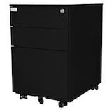 thumbnail of Rollcontainer Metall Schubladenschrank Metallrollcontainer Ordnungssystem Rollbar Metallschrank Schrank Container schwarz Jet-Line