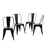 thumbnail of Gasfrit - Conjunto de 4 Cadeiras Industriais Strong Pretas 45x51x84,5 cm