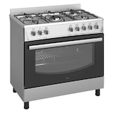 thumbnail of Wiggo WO-E903B(XX) Vrijstaande Gasfornuis - 90 cm - Roestvrijstaal