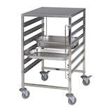thumbnail of Saro Trolley met roestvrij staal werkblad Model NOEL