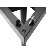 thumbnail of Support d'enceinte Ibiza light SST02 - Base triangulaire stable en métal - Hauteur ajustable de 75 à 130cm, projecteur, light