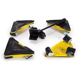 thumbnail of Toolland Kit de déplacement de meubles avec 4 coins roulants, capacité de charge 100 kg