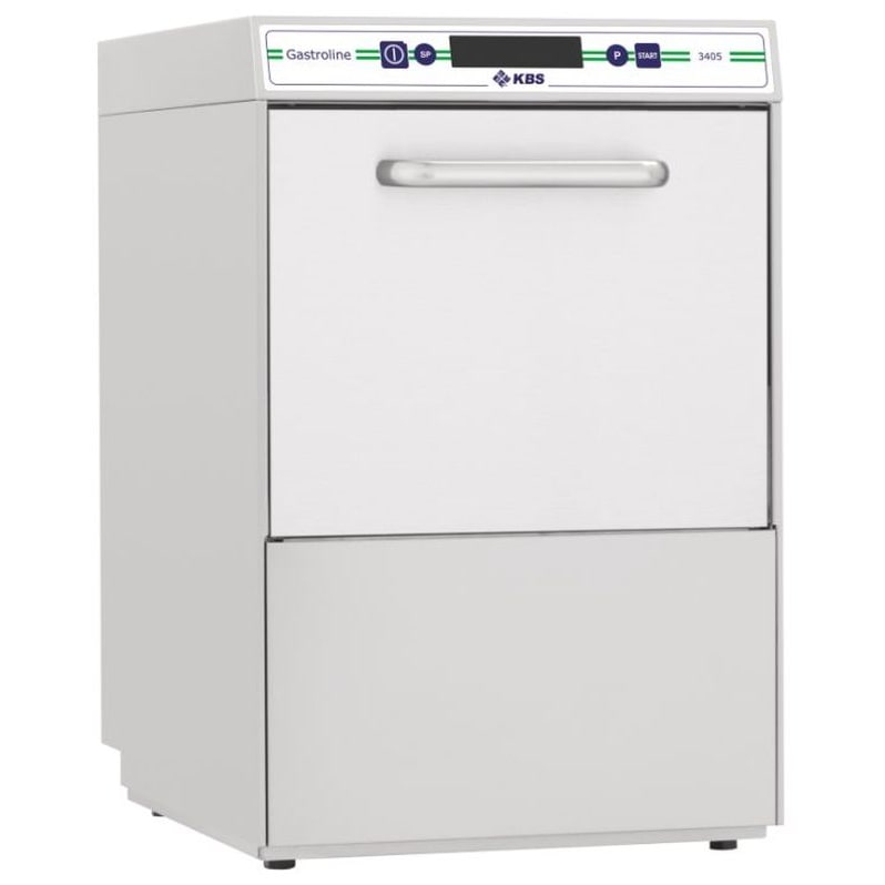 KBS Gläserspülmaschine 40 Körbe pro Stunde 466x556x695 mm mit Ablaufpumpe