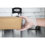 thumbnail of Vogue poedervrije vinyl handschoenen clear M