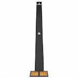 thumbnail of vidaXL Buitendouche 55x60x224 cm poly rattan en acaciahout zwart