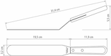 thumbnail of Tramontina LANDHAUS Konditor Winkelpalette, Tortenmesser, Streichmesser, rostfreier Edelstahl, FSC-zertifizierter Holzgriff, spülmaschinenfest