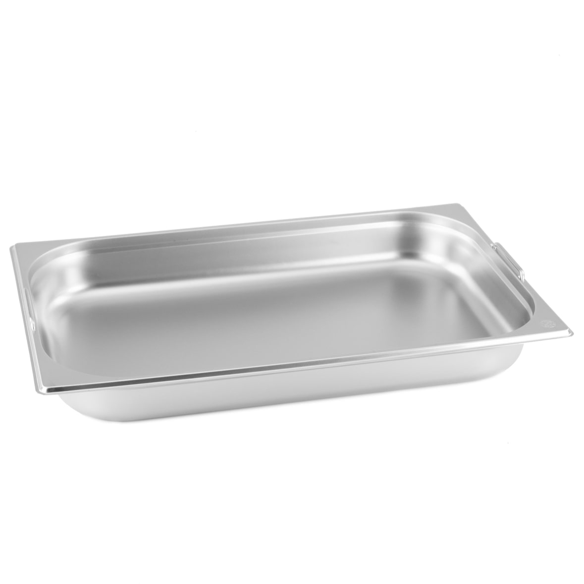 Bac GN Gastronorm 1/1 65 mm avec poignées tombantes en inox GVK ECO