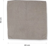 thumbnail of Mikrofasertücher für Fett und Flüssigkeiten Standard aus Polyester/Polyamid Grau 5 Stück