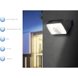 thumbnail of Solar-Wandleuchte mit PIR Bewegungssensor, 4000 K, 1000 lumen