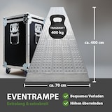thumbnail of TRUTZHOLM Auffahrrampe Alu extralang 400 cm 400 kg 70 cm breit klappbare Verladerampe Eventrampe