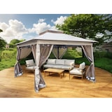 thumbnail of Pavillon Gartenpavillion Pergola Metall Outdoor Kleopatra 335x335x270cm faltbar