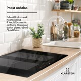 thumbnail of Delicatessa 77 Flex Einbaukochfeld Induktion 4 Zonen 7000W Glaskeramik Schwarz