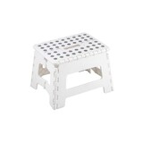 thumbnail of King Home Sgabello Pieghevole Clic-Clac Polipropilene 30x22x22h cm con Maniglia Bianco