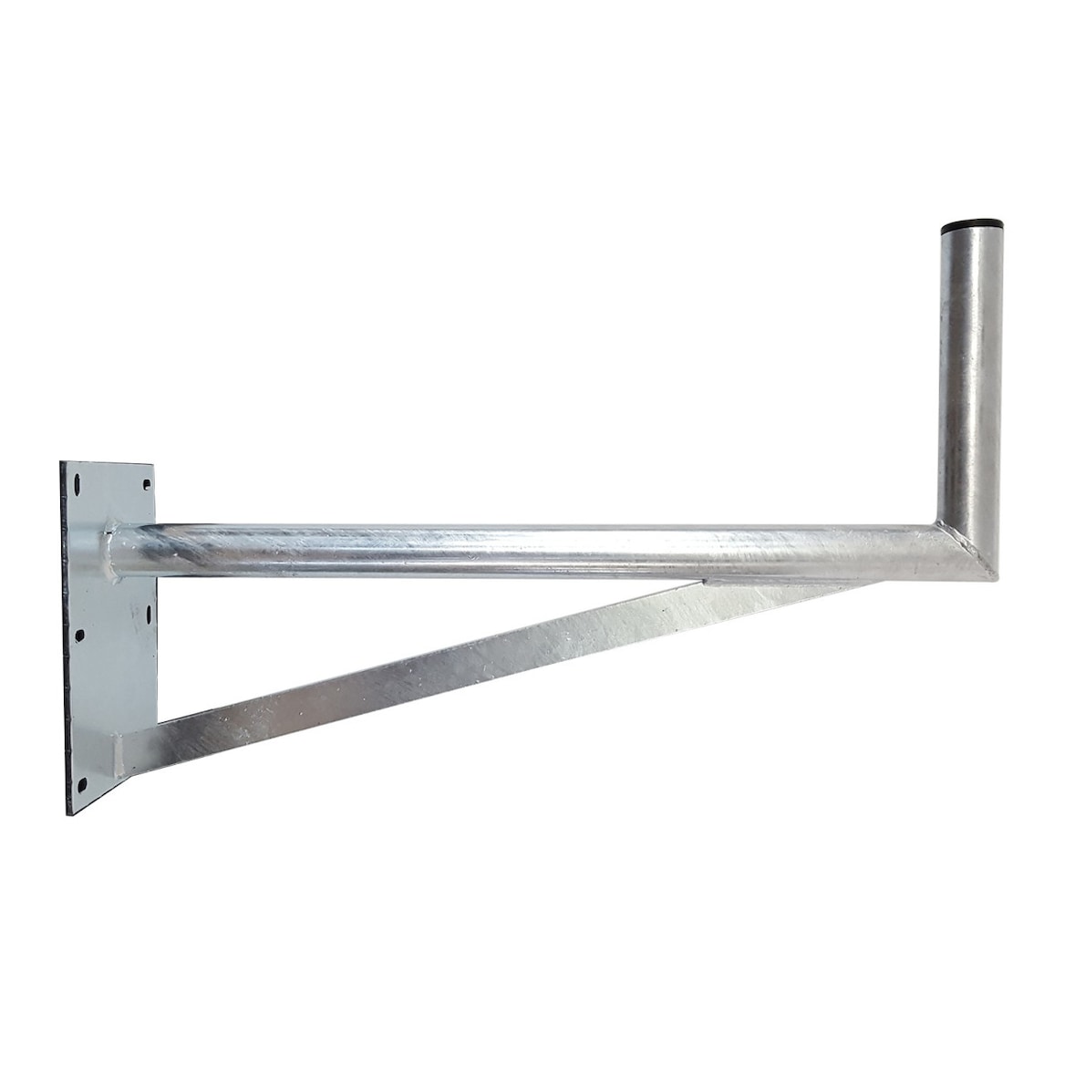 Jumbo80 Bras Coudé Grand Déport 80 Cm Diamètre 50 Mm Fixation Antenne Parabole Satellite Mur Toit Usage Non Intensif Hdsat