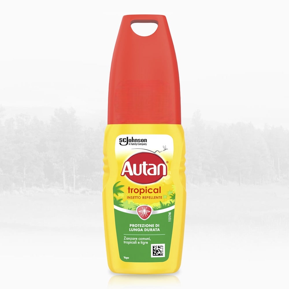 Repellente spray per zanzare con protezione immediata 100 ml