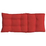 thumbnail of vidaXL Stoelkussens 2 st hoge rug oxford stof rood