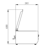 thumbnail of Skyrainbow Kühlaufsatzvitrine GN 1/3, 150 x 40, Edelstahldeckel