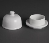 thumbnail of Gastronoble Olympia Whiteware Butternapf mit Deckel 4,3cl