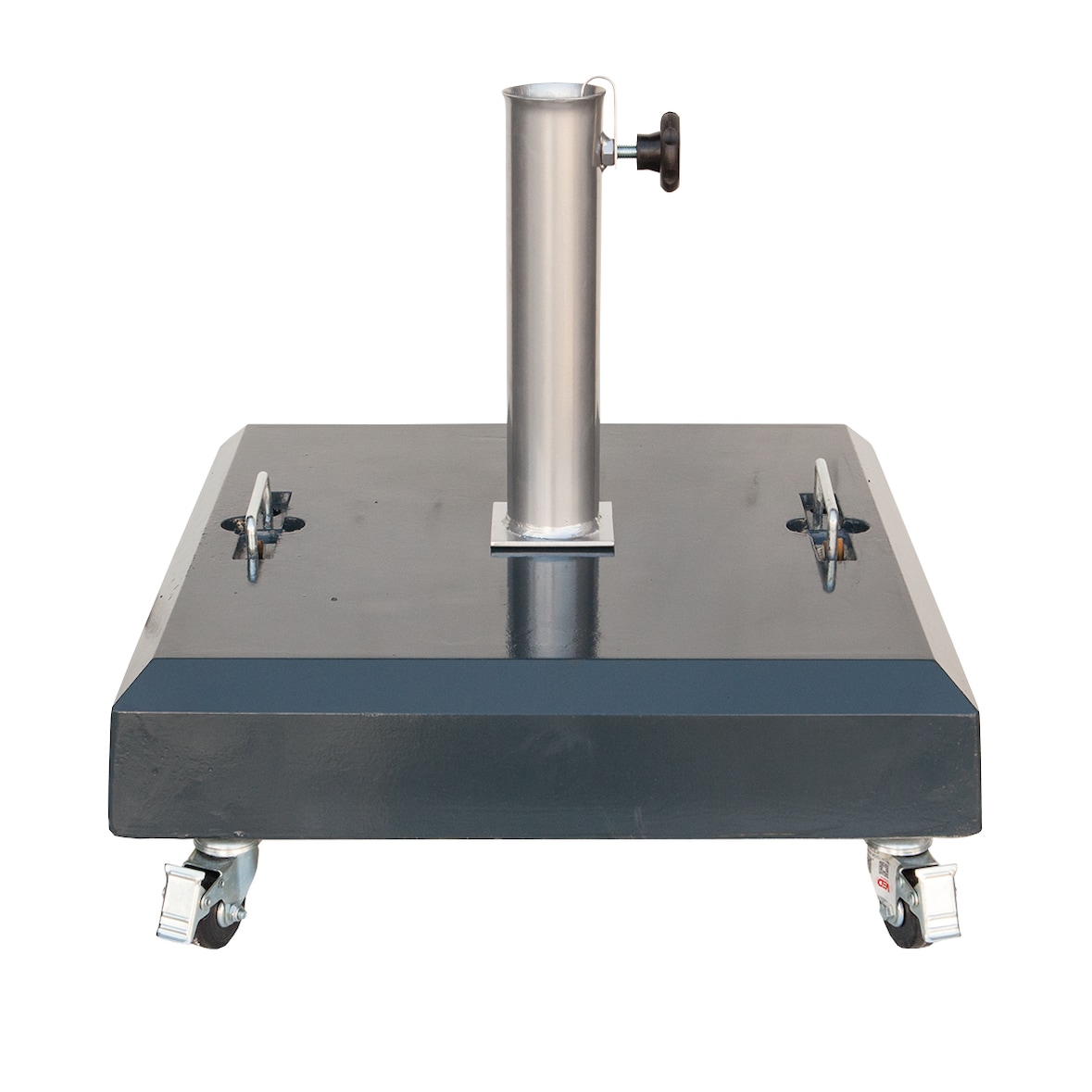 Base para sombrilla 55 Kg, en cemento pintado antracite - ARTICIMENTOS