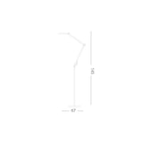 thumbnail of futura pt1, candeeiro de pé técnico branco, ideal lux